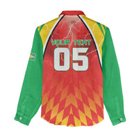 Custom Guyana Cricket Women Casual Shirt Amazon Warriors Glorious Victory - Wonder Print Shop
