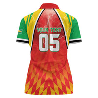 Custom Guyana Cricket Women Polo Shirt Amazon Warriors Glorious Victory - Wonder Print Shop