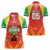 Custom Guyana Cricket Women Polo Shirt Amazon Warriors Glorious Victory - Wonder Print Shop