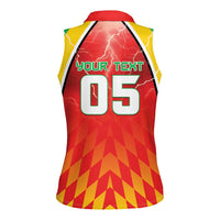 Custom Guyana Cricket Women Sleeveless Polo Shirt Amazon Warriors Glorious Victory - Wonder Print Shop