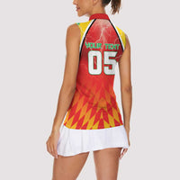 Custom Guyana Cricket Women Sleeveless Polo Shirt Amazon Warriors Glorious Victory - Wonder Print Shop