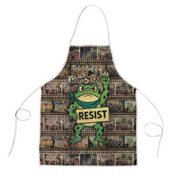 Resist Frog Apron Protest Free Portland LT05