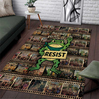 Resist Frog Area Rug Protest Free Portland LT05