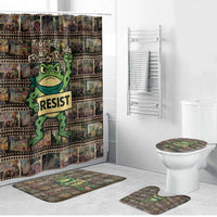 Resist Frog Bathroom Set Protest Free Portland LT05