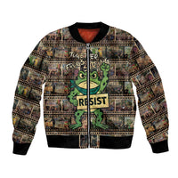 Resist Frog Bomber Jacket Protest Free Portland LT05