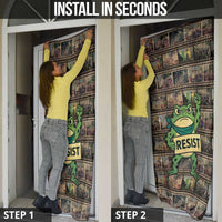 Resist Frog Door Cover Protest Free Portland LT05