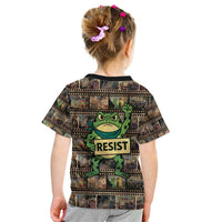 Resist Frog Kid T Shirt Protest Free Portland LT05