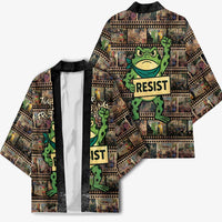 Resist Frog Kimono Protest Free Portland LT05