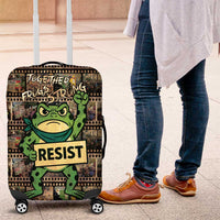 Resist Frog Luggage Cover Protest Free Portland LT05