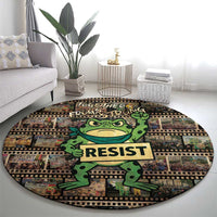 Resist Frog Round Carpet Protest Free Portland LT05