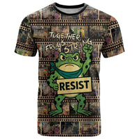 Resist Frog T Shirt Protest Free Portland LT05