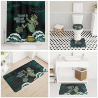 Frogs Against Fascism Bathroom Set No Kings Funny Portland Frog Protest - Wonder Print Shop