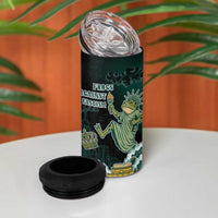 Frogs Against Fascism 4 in 1 Can Cooler Tumbler No Kings Funny Portland Frog Protest - Wonder Print Shop