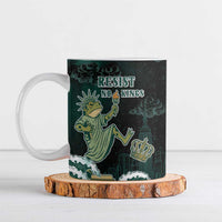 Frogs Against Fascism Ceramic Mug No Kings Funny Portland Frog Protest - Wonder Print Shop