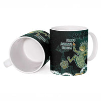 Frogs Against Fascism Ceramic Mug No Kings Funny Portland Frog Protest - Wonder Print Shop
