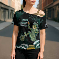 Frogs Against Fascism Cross Shoulder Shirt No Kings Funny Portland Frog Protest - Wonder Print Shop