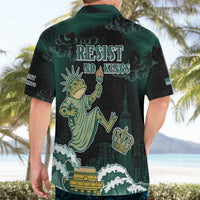 Frogs Against Fascism Hawaiian Shirt No Kings Funny Portland Frog Protest LT05