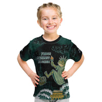 Frogs Against Fascism Kid T Shirt No Kings Funny Portland Frog Protest LT05