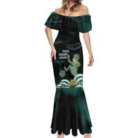 Frogs Against Fascism Mermaid Dress No Kings Funny Portland Frog Protest - Wonder Print Shop