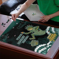 Frogs Against Fascism Puzzle No Kings Funny Portland Frog Protest - Wonder Print Shop