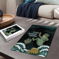 Frogs Against Fascism Puzzle No Kings Funny Portland Frog Protest - Wonder Print Shop