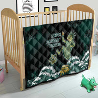 Frogs Against Fascism Quilt No Kings Funny Portland Frog Protest - Wonder Print Shop