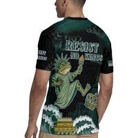 Frogs Against Fascism Rugby Jersey No Kings Funny Portland Frog Protest - Wonder Print Shop