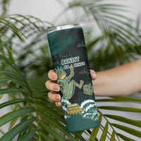 Frogs Against Fascism Skinny Tumbler No Kings Funny Portland Frog Protest - Wonder Print Shop