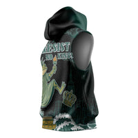 Frogs Against Fascism Sleeveless Hoodie No Kings Funny Portland Frog Protest - Wonder Print Shop