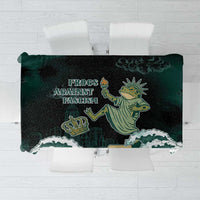 Frogs Against Fascism Tablecloth No Kings Funny Portland Frog Protest - Wonder Print Shop