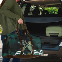 Frogs Against Fascism Travel Bag No Kings Funny Portland Frog Protest - Wonder Print Shop