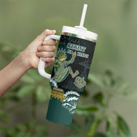 Frogs Against Fascism Tumbler With Handle No Kings Funny Portland Frog Protest - Wonder Print Shop