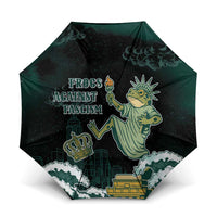 Frogs Against Fascism Umbrella No Kings Funny Portland Frog Protest - Wonder Print Shop