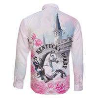 Kentucky Horse Race Family Matching Long Sleeve Bodycon Dress and Hawaiian Shirt Race For The Roses Churchill Downs