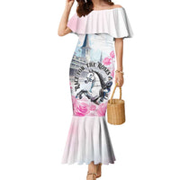 Kentucky Horse Race Family Matching Mermaid Dress and Hawaiian Shirt Race For The Roses Churchill Downs