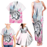 Kentucky Horse Race Family Matching Tank Maxi Dress and Hawaiian Shirt Race For The Roses Churchill Downs