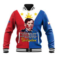 Philippines Filipinos Baseball Jacket Jose Rizal Flag Style