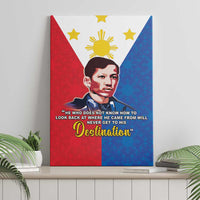 Philippines Filipinos Canvas Wall Art Jose Rizal Flag Style