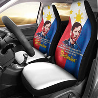 Philippines Filipinos Car Seat Cover Jose Rizal Flag Style