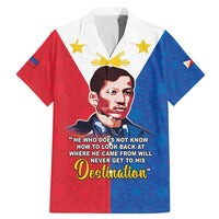 Philippines Filipinos Family Matching Mermaid Dress and Hawaiian Shirt Jose Rizal Flag Style