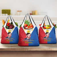 Philippines Filipinos Grocery Bag Jose Rizal Flag Style