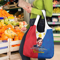 Philippines Filipinos Grocery Bag Jose Rizal Flag Style