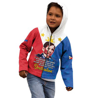 Philippines Filipinos Kid Hoodie Jose Rizal Flag Style