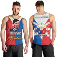 Philippines Filipinos Men Tank Top Jose Rizal Flag Style