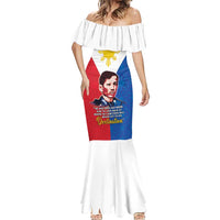 Philippines Filipinos Mermaid Dress Jose Rizal Flag Style