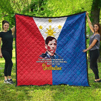 Philippines Filipinos Quilt Jose Rizal Flag Style