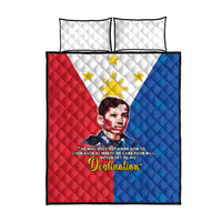 Philippines Filipinos Quilt Bed Set Jose Rizal Flag Style