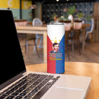 Philippines Filipinos Skinny Tumbler Jose Rizal Flag Style