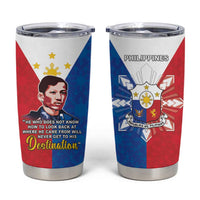 Philippines Filipinos Tumbler Cup Jose Rizal Flag Style