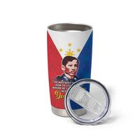 Philippines Filipinos Tumbler Cup Jose Rizal Flag Style